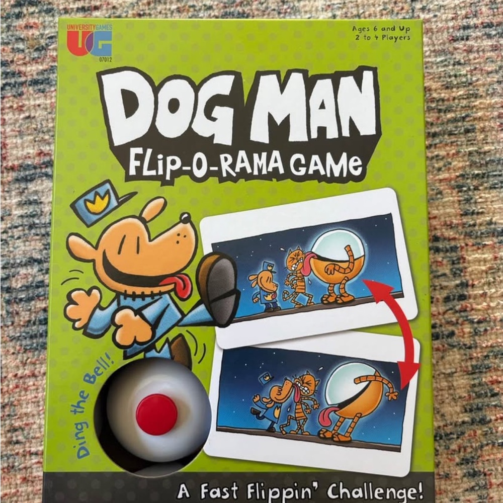 Dog Man Flip-o-Rama Game by - Green